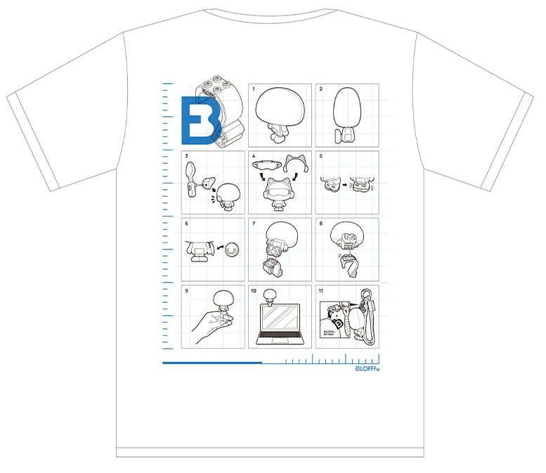 BLOFFFu T-Shirt B 裏