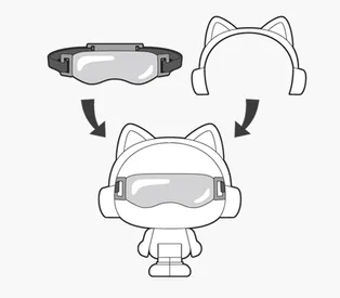頭に付けるアイテム