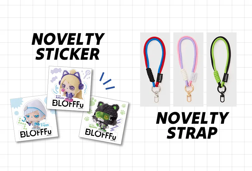 【POP UP】SNSフォロー/4,840円(税込)以上のご購入で、BLOFFFu限定ノベルティをプレゼント